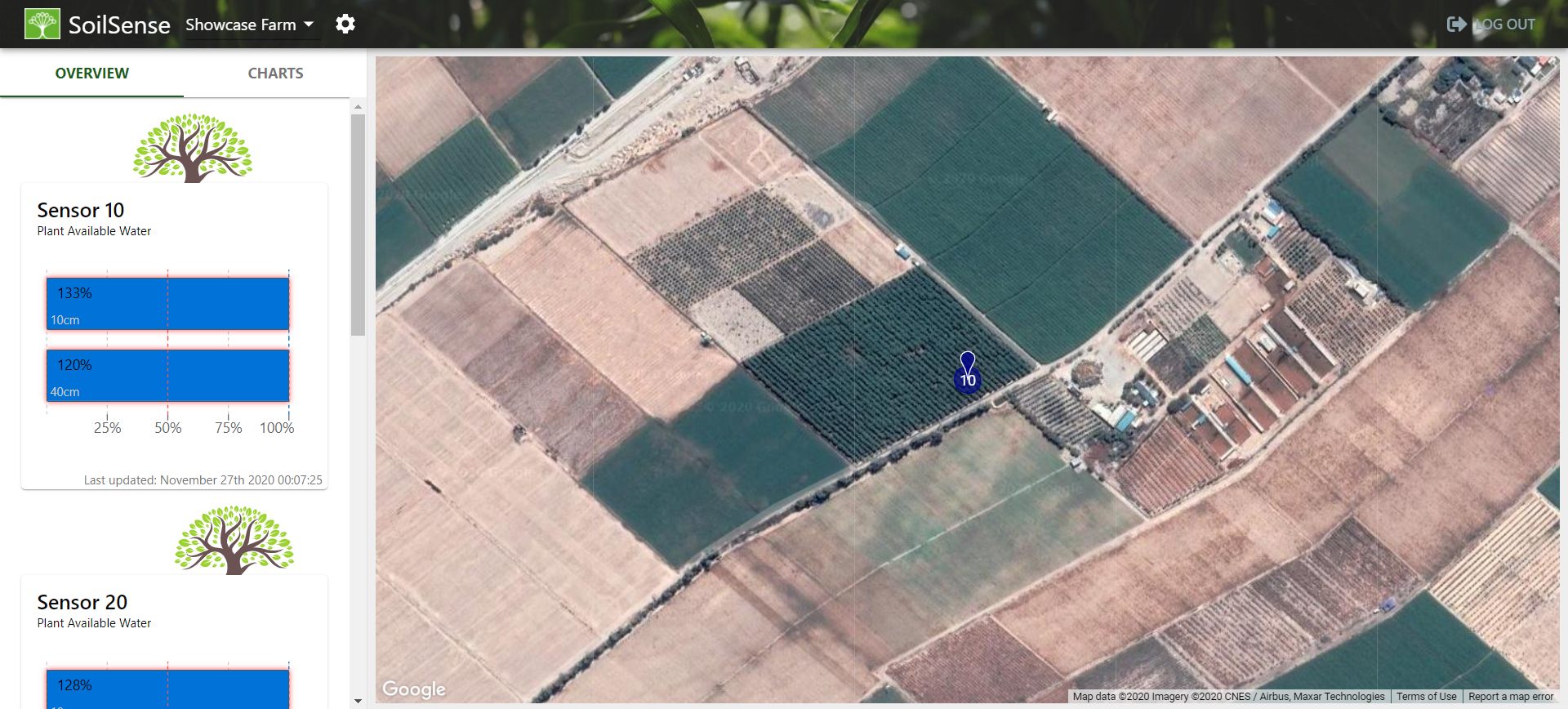 soilsense map view